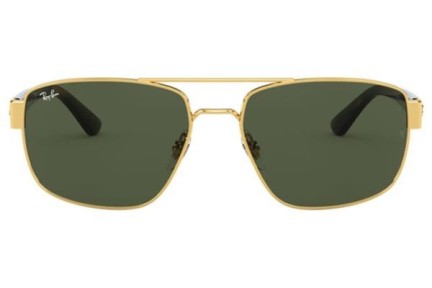 Okulary przeciwsłoneczne Ray-Ban RB3663 001/31 Kwadratowe Złote