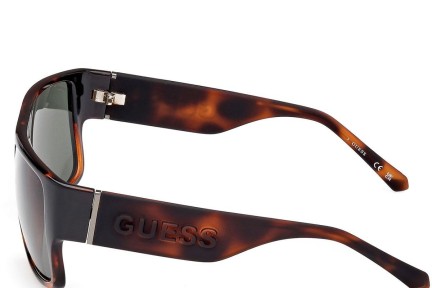 Okulary przeciwsłoneczne Guess GU00165 52N Kwadratowe Havana