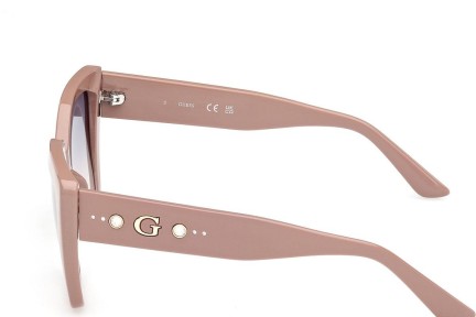 Okulary przeciwsłoneczne Guess GU00162 57W Kocie oczy Beżowe