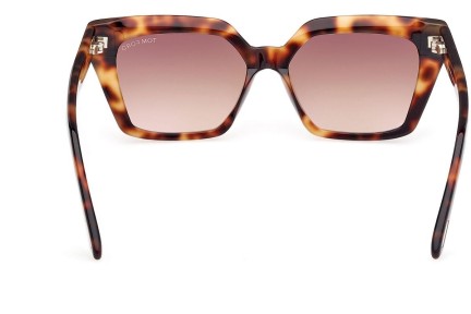 Okulary przeciwsłoneczne Tom Ford FT1030 53F Kocie oczy Havana