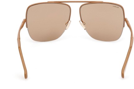 Okulary przeciwsłoneczne Max Mara MM0121 45E Pilotki (Aviator) Brązowe