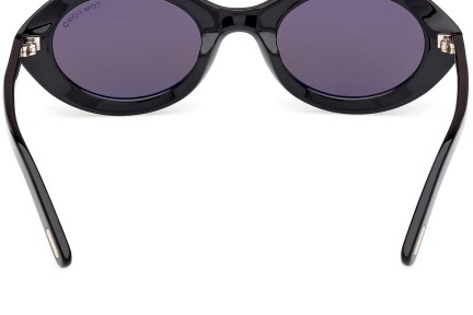 Okulary przeciwsłoneczne Tom Ford Carmen FT1186 01A Owalne Czarne