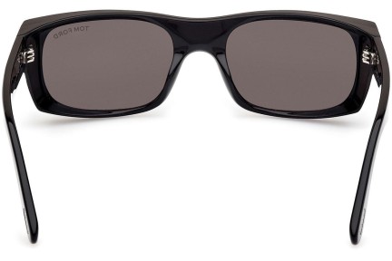 Okulary przeciwsłoneczne Tom Ford Juan FT1181-N 01A Prostokątne Czarne