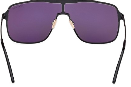 Okulary przeciwsłoneczne Tom Ford Zappa FT1173 01A Kwadratowe Czarne