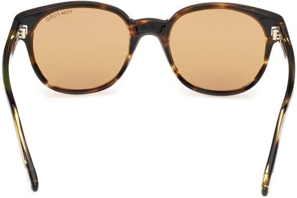 Okulary przeciwsłoneczne Tom Ford Mert FT1180 52E Okrągłe Havana