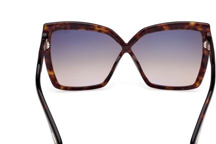 Okulary przeciwsłoneczne Tom Ford Fiore FT1195 52B Kocie oczy Havana