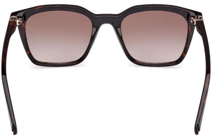 Okulary przeciwsłoneczne Guess GU00170 52F Kwadratowe Havana