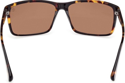 Okulary przeciwsłoneczne Timberland TB00032 52H Polarized Kwadratowe Havana