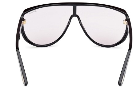 Okulary przeciwsłoneczne Tom Ford Achilles FT1182 01A Pojedyncze | Shield Czarne