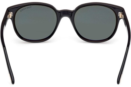 Okulary przeciwsłoneczne Tom Ford Mert FT1180 01N Okrągłe Czarne