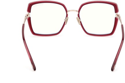 Okulary korekcyjne Tom Ford FT5985-B 075 Kwadratowe Czerwone