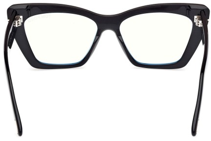 Okulary korekcyjne Tom Ford FT6026-B 001 Kocie oczy Czarne