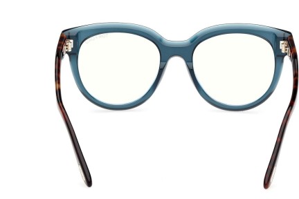 Okulary korekcyjne Tom Ford FT5987-B 092 Kocie oczy Niebieskie