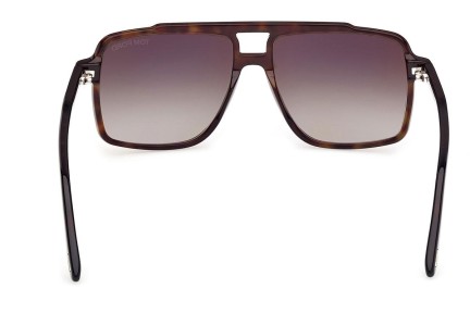 Okulary przeciwsłoneczne Tom Ford Kemp FT1177 52B Kwadratowe Havana