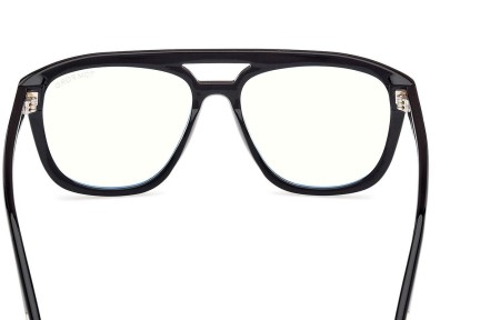 Okulary korekcyjne Tom Ford FT6024-B 001 Kwadratowe Czarne