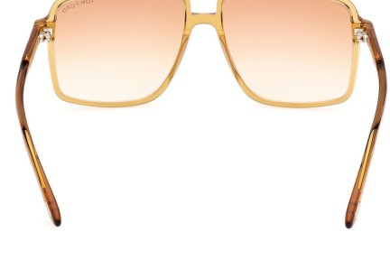 Okulary przeciwsłoneczne Tom Ford Kemp FT1177 39F Kwadratowe Żółte