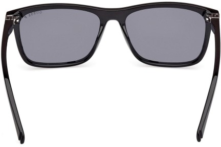 Okulary przeciwsłoneczne Guess GU00169 01D Polarized Kwadratowe Czarne