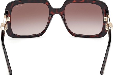 Okulary przeciwsłoneczne Guess GU00161 52F Kwadratowe Havana