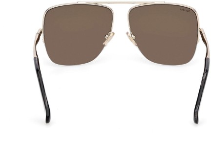 Okulary przeciwsłoneczne Max Mara MM0121 32N Pilotki (Aviator) Złote