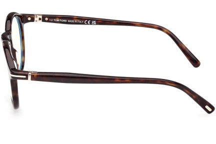 Okulary korekcyjne Tom Ford FT5979-B 052 Okrągłe Havana