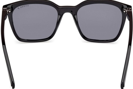 Okulary przeciwsłoneczne Guess GU00170 01D Polarized Kwadratowe Czarne