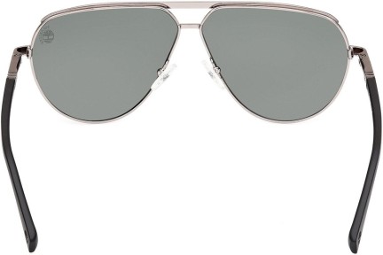 Okulary przeciwsłoneczne Timberland TB00028 08R Polarized Pilotki (Aviator) Srebrne