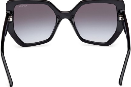 Okulary przeciwsłoneczne Guess GU00154 01B Kocie oczy Czarne