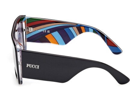 Okulary przeciwsłoneczne Emilio Pucci EP0230 05W Kwadratowe Czarne