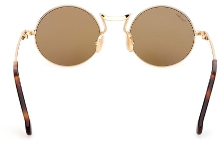 Okulary przeciwsłoneczne Max Mara MM0127 30L Okrągłe Złote