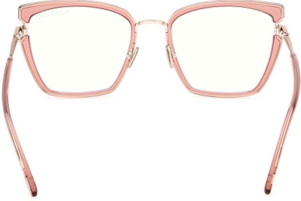 Okulary korekcyjne Tom Ford FT5984-B 072 Kocie oczy Różowe