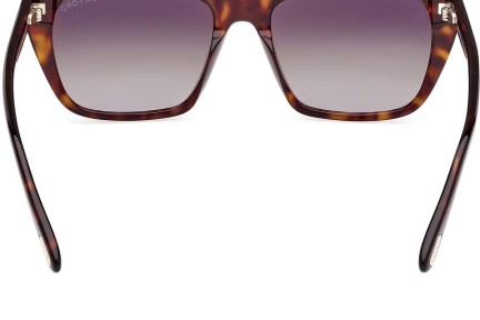 Okulary przeciwsłoneczne Tom Ford Aslan FT1175 52B Kwadratowe Havana