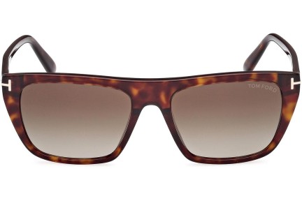 Okulary przeciwsłoneczne Tom Ford Aslan FT1175 52B Kwadratowe Havana