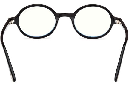 Okulary korekcyjne Tom Ford FT5975-B 001 Okrągłe Czarne