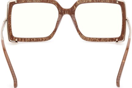 Okulary korekcyjne Max Mara MM5155-B 056 Kwadratowe Brązowe