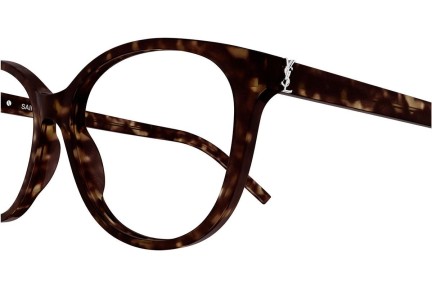 Okulary korekcyjne Saint Laurent SLM112 005 Okrągłe Havana