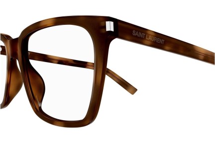 Okulary korekcyjne Saint Laurent SL717SLIM 003 Kwadratowe Havana