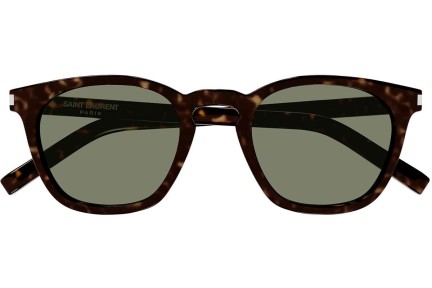 Okulary przeciwsłoneczne Saint Laurent SL28 049 Kwadratowe Havana