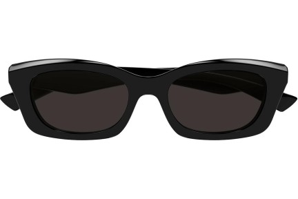 Okulary przeciwsłoneczne Alexander McQueen AM0474S 001 Prostokątne Czarne