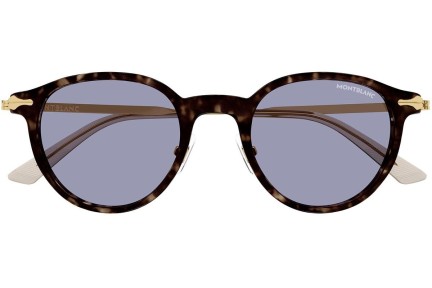 Okulary przeciwsłoneczne Mont Blanc MB0362S 002 Okrągłe Havana