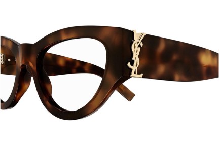 Okulary korekcyjne Saint Laurent SLM94OPT 002 Kocie oczy Havana