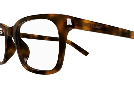 Okulary korekcyjne Saint Laurent SL718SLIM 007 Kwadratowe Havana