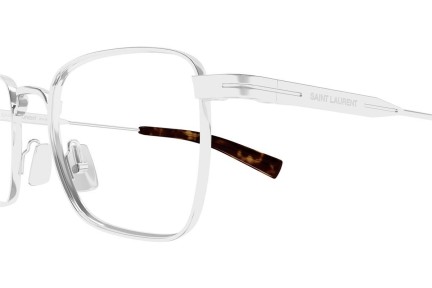 Okulary korekcyjne Saint Laurent SL729 005 Kwadratowe Srebrne