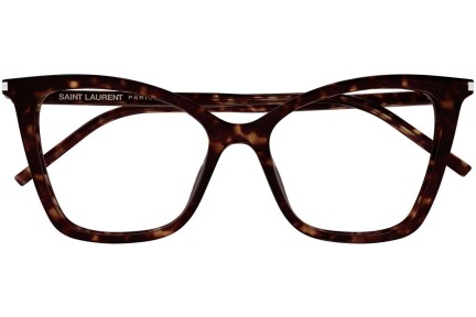 Okulary korekcyjne Saint Laurent SL386 013 Kocie oczy Havana