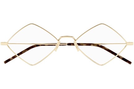 Okulary korekcyjne Saint Laurent SL302LISAOPT 003 Nieregularny Złote