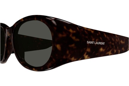 Okulary przeciwsłoneczne Saint Laurent SL736 002 Owalne Havana