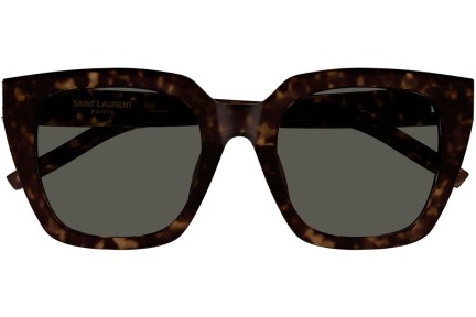 Okulary przeciwsłoneczne Saint Laurent SLM143 002 Kwadratowe Havana