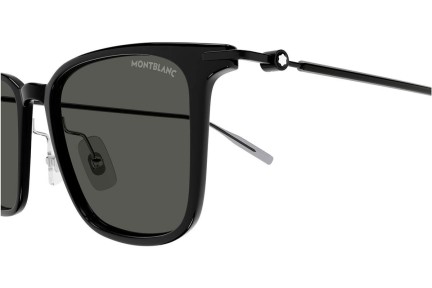 Okulary przeciwsłoneczne Mont Blanc MB0354S 001 Kwadratowe Czarne