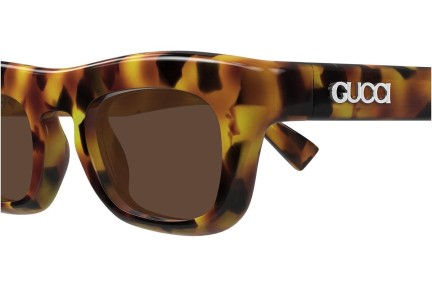 Okulary przeciwsłoneczne Gucci GG1777S 003 Kwadratowe Havana