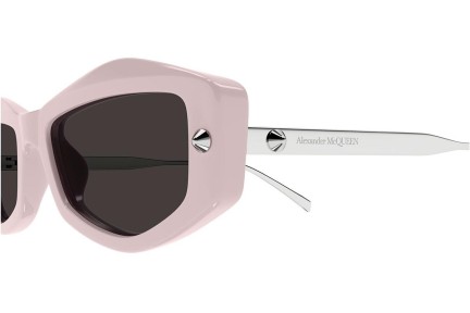 Okulary przeciwsłoneczne Alexander McQueen AM0482S 003 Prostokątne Różowe