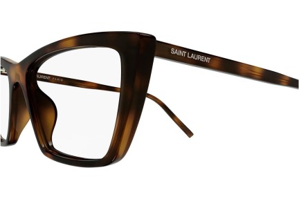 Okulary korekcyjne Saint Laurent SL737MICATHINOPT 003 Kocie oczy Havana